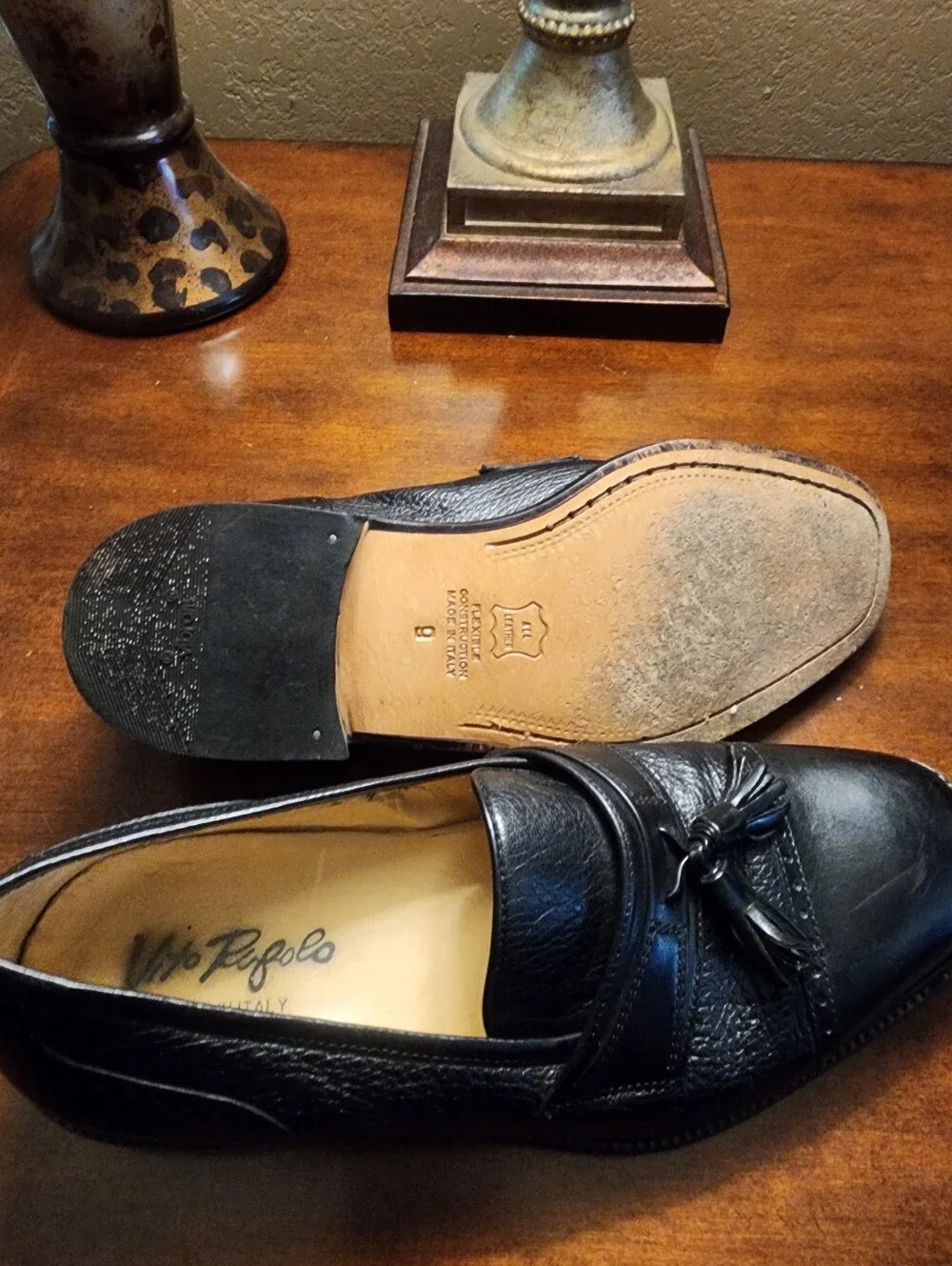Men's Vito Rufolo Italian Loafers Sz.9